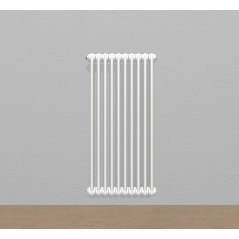 IRSAP Tesi 2, 900/450 mm, 10 čl., bílá mat, středové připojení