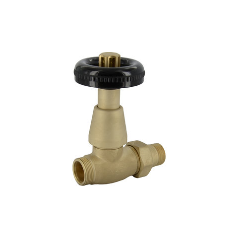 POLETTI Brass V415T termostatický přímý ventil a šroubení
