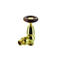 POLETTI Brass-Wood V691 rohový ventil a šroubení